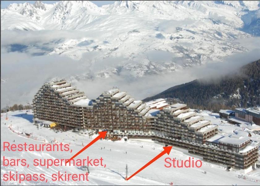 Studio Cosy 2100M Pied Des Pistes-Direct To Ski Slopes-Ski In Ski Out-La Plagne Aime 2000 Extérieur photo