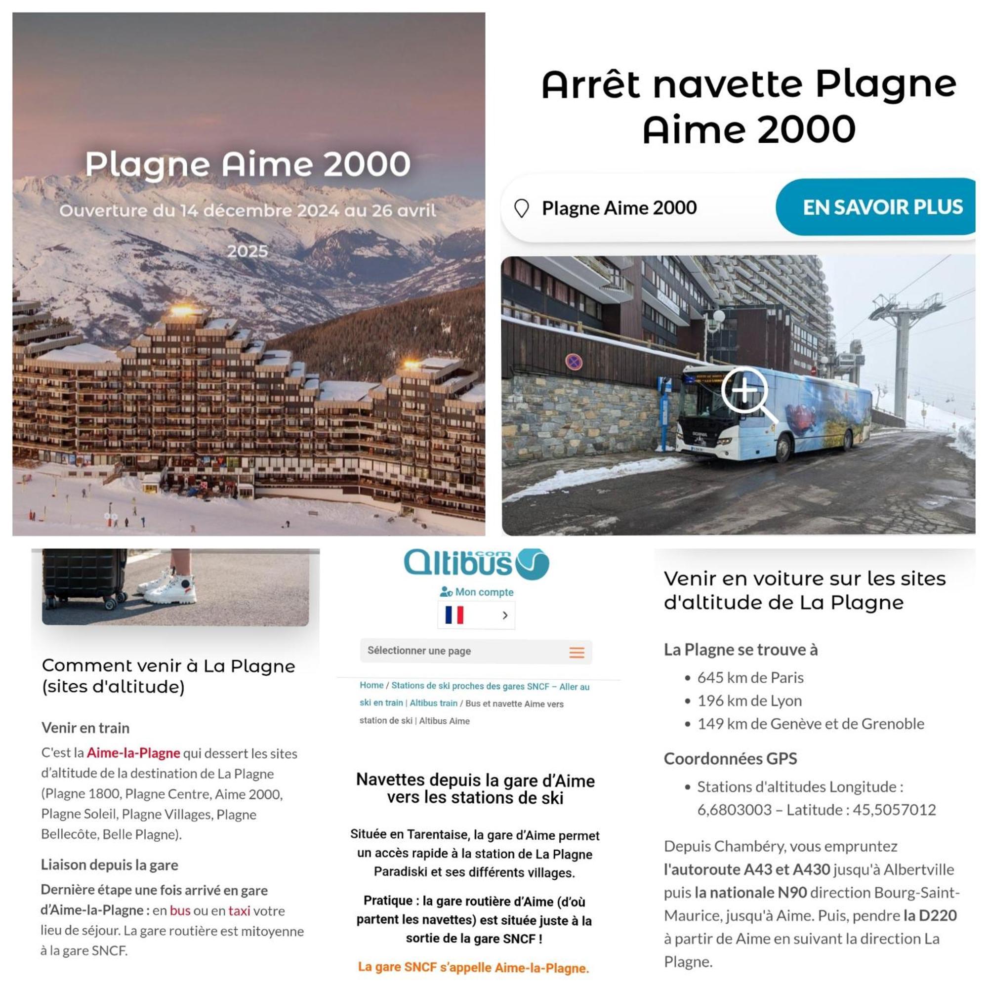 Studio Cosy 2100M Pied Des Pistes-Direct To Ski Slopes-Ski In Ski Out-La Plagne Aime 2000 Extérieur photo